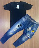 Calça jogador city demim