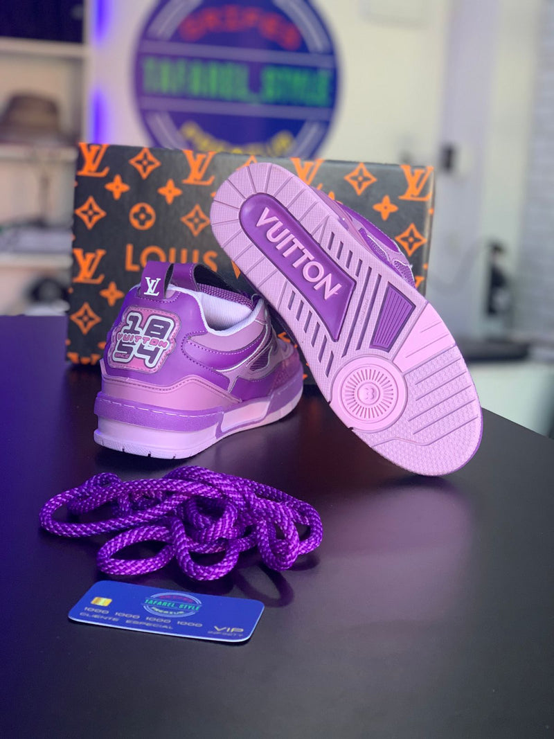 Tênis LV skate Roxo