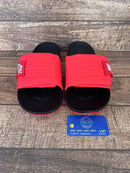 Slide preto com vermelho