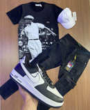 Tênis Nike Air Force 1 '07 Black and White