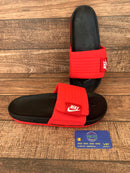 Slide preto com vermelho