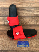 Slide preto com vermelho