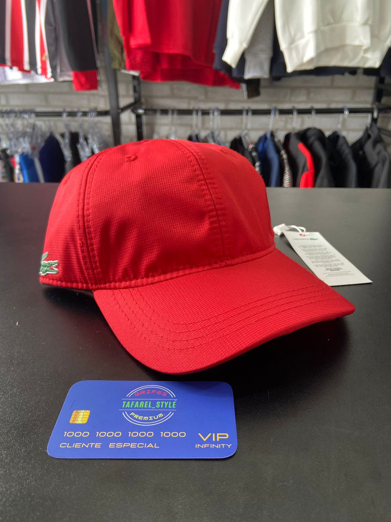 Boné Lacoste sport vermelho