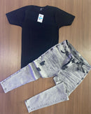 Calça jogador city demim