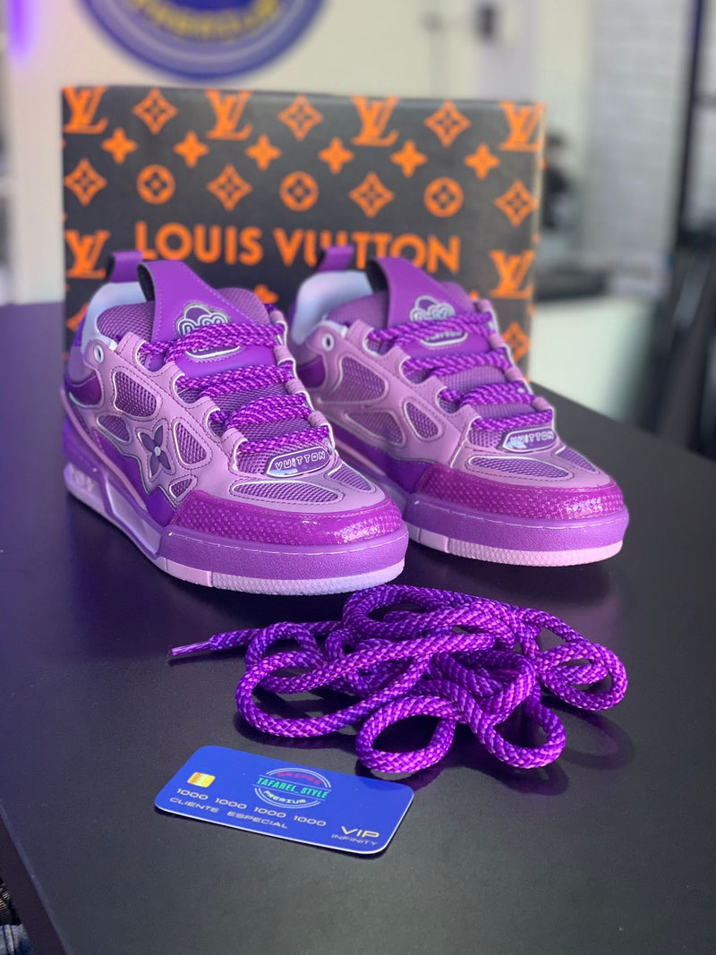 Tênis LV skate Roxo