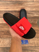 Slide preto com vermelho