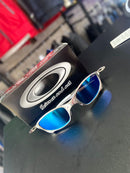 Óculos Juliet Plasma lente azul borracha branca